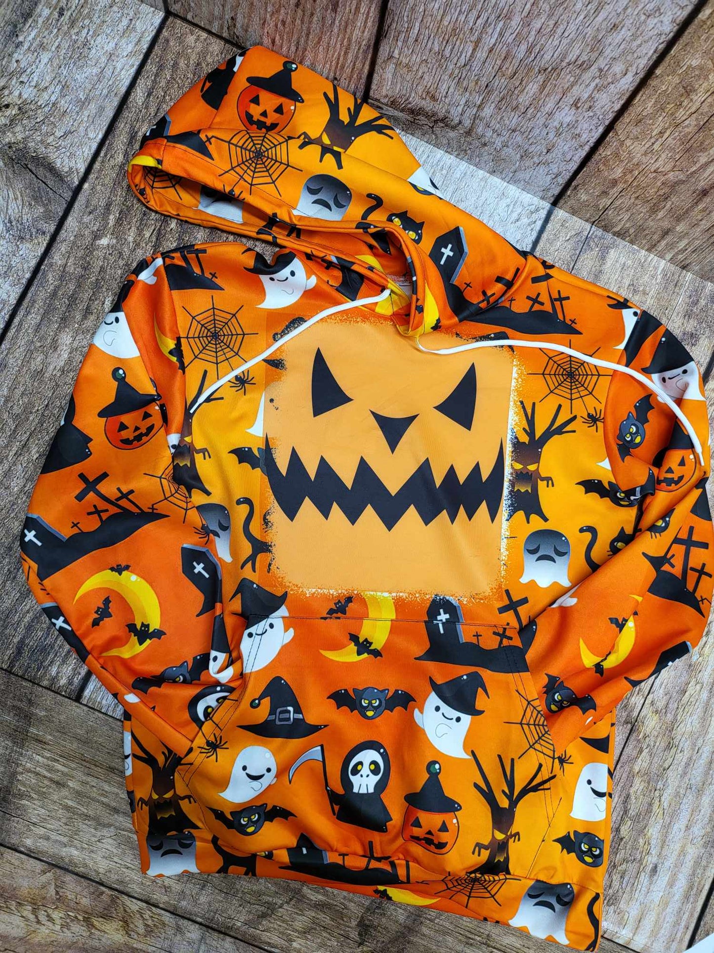 Ghost Halloween Hoodies Sublimation Blank