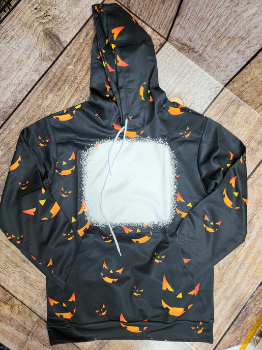 Black Pumpkin Hoodie Sublimation Blank