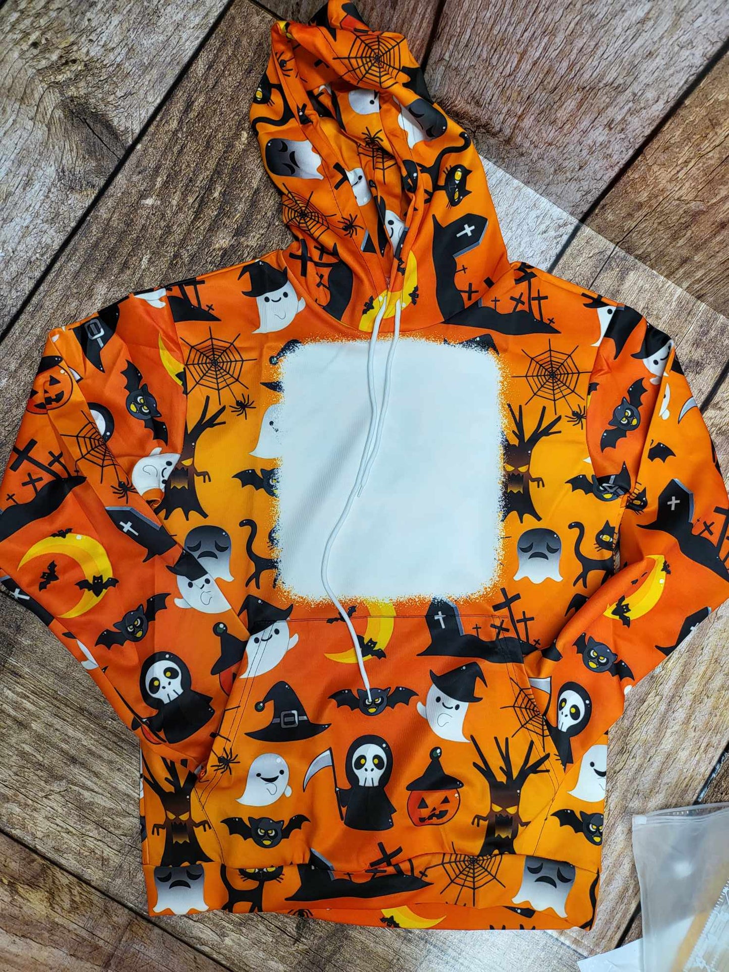 Ghost Halloween Hoodies Sublimation Blank