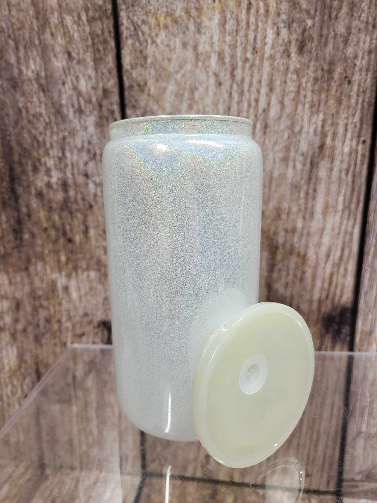 16oz Shimmer Glass tumblers