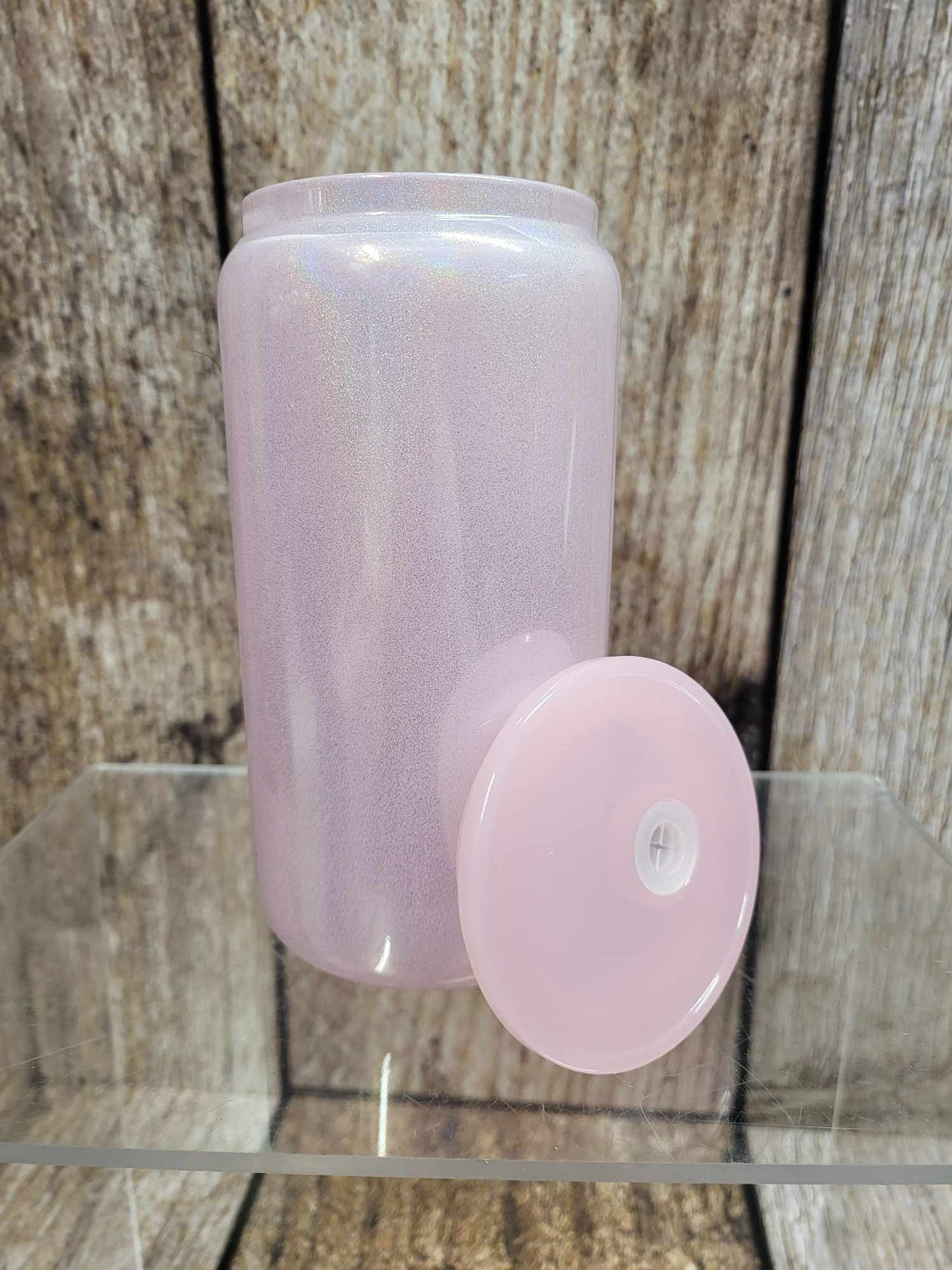 16oz Shimmer Glass tumblers