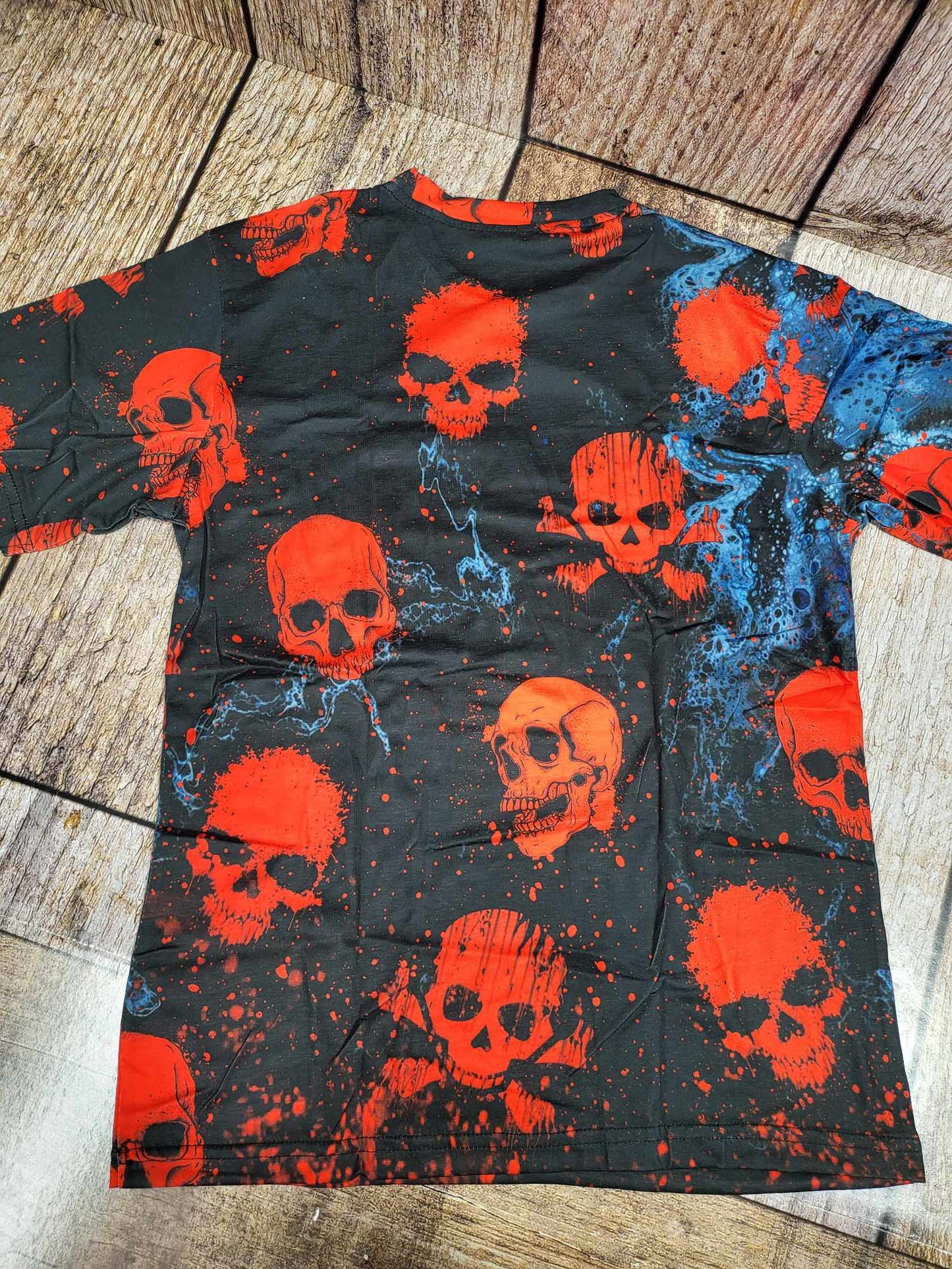 Red Skull Halloween T-shirts