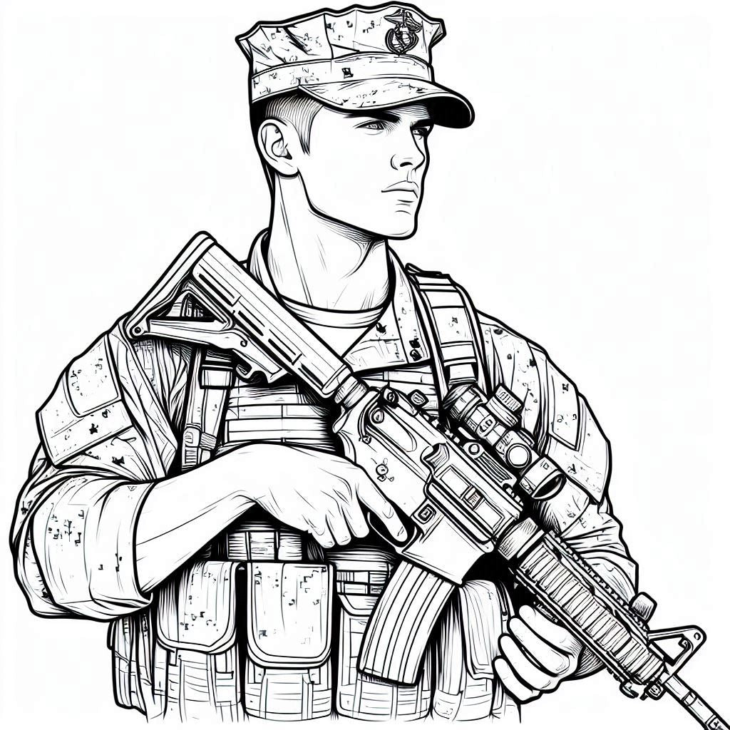 First Responders Coloring Book Pages - Digital Download